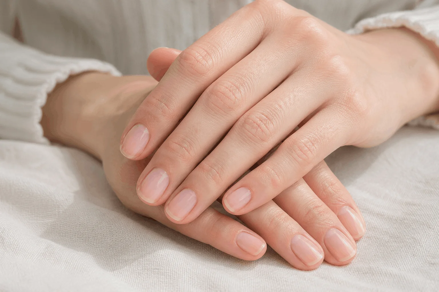 10 Minimalist Early Fall Nails You’ll Love Now 11 Bare glossy minimalist early fall nails natural look