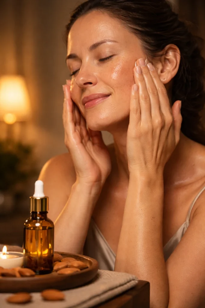 How To Remove Dark Spots On Face – 10 Home Remedies 12 how to remove dark spot on face with Almond Oil and Vitamin E