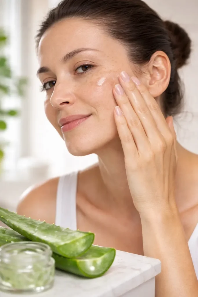 How To Remove Dark Spots On Face – 10 Home Remedies 3 how to remove dark spot on face with Aloe Vera Gel