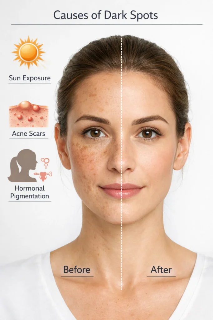 Get Rid of Dark Spots From Home 2 What Are Dark Spots and Why Do They Appear?