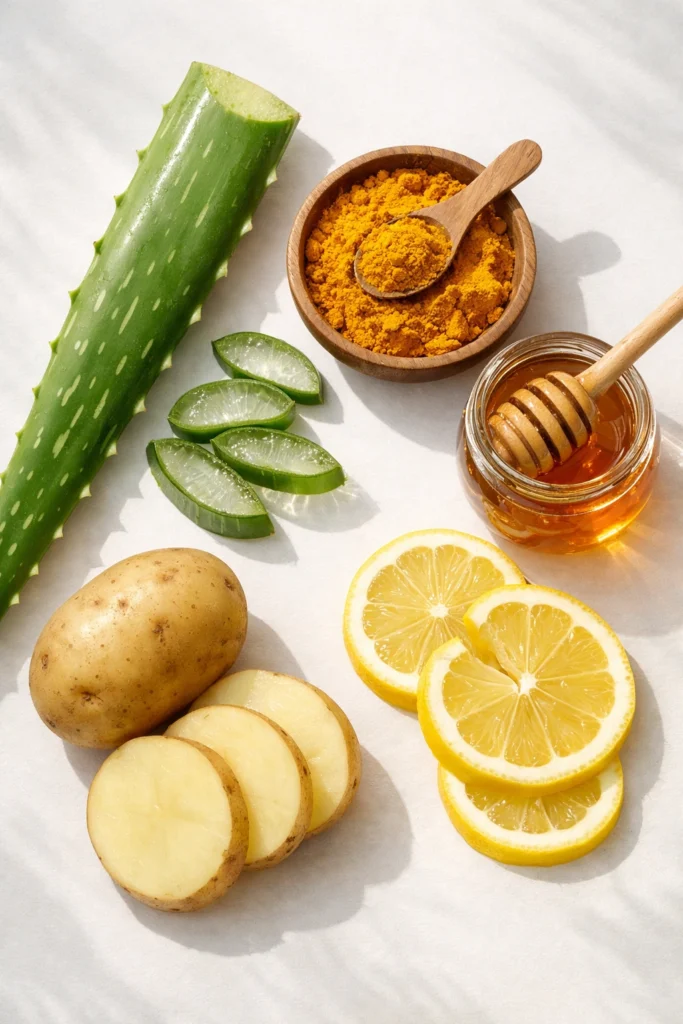 Get Rid of Dark Spots From Home 3 Effective Natural Ingredients That Help Fade Dark Spots