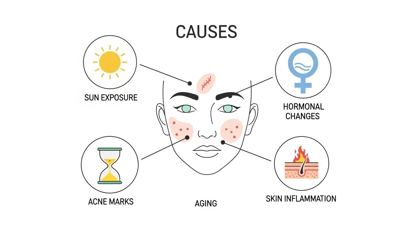 Dark Spots Gone Fast, Simple Home Remedies That Actually Work 3 Common Causes of Dark Spots