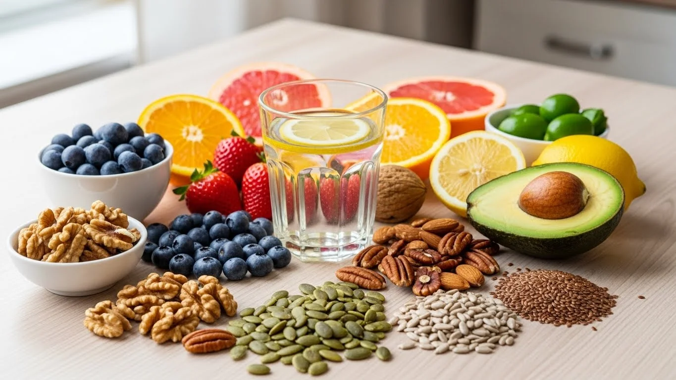 Natural Skin Repair: The Complete Guide to Healing, Strengthening, and Restoring Your Skin Naturally 9 Skin healing foods and hydration for natural skin repair