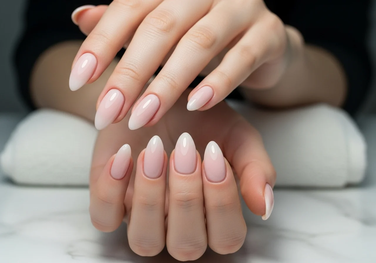 23 Best Nail Shape for Short Fingers That Flatter Instantly 4 Almond nails that make short fingers look longer