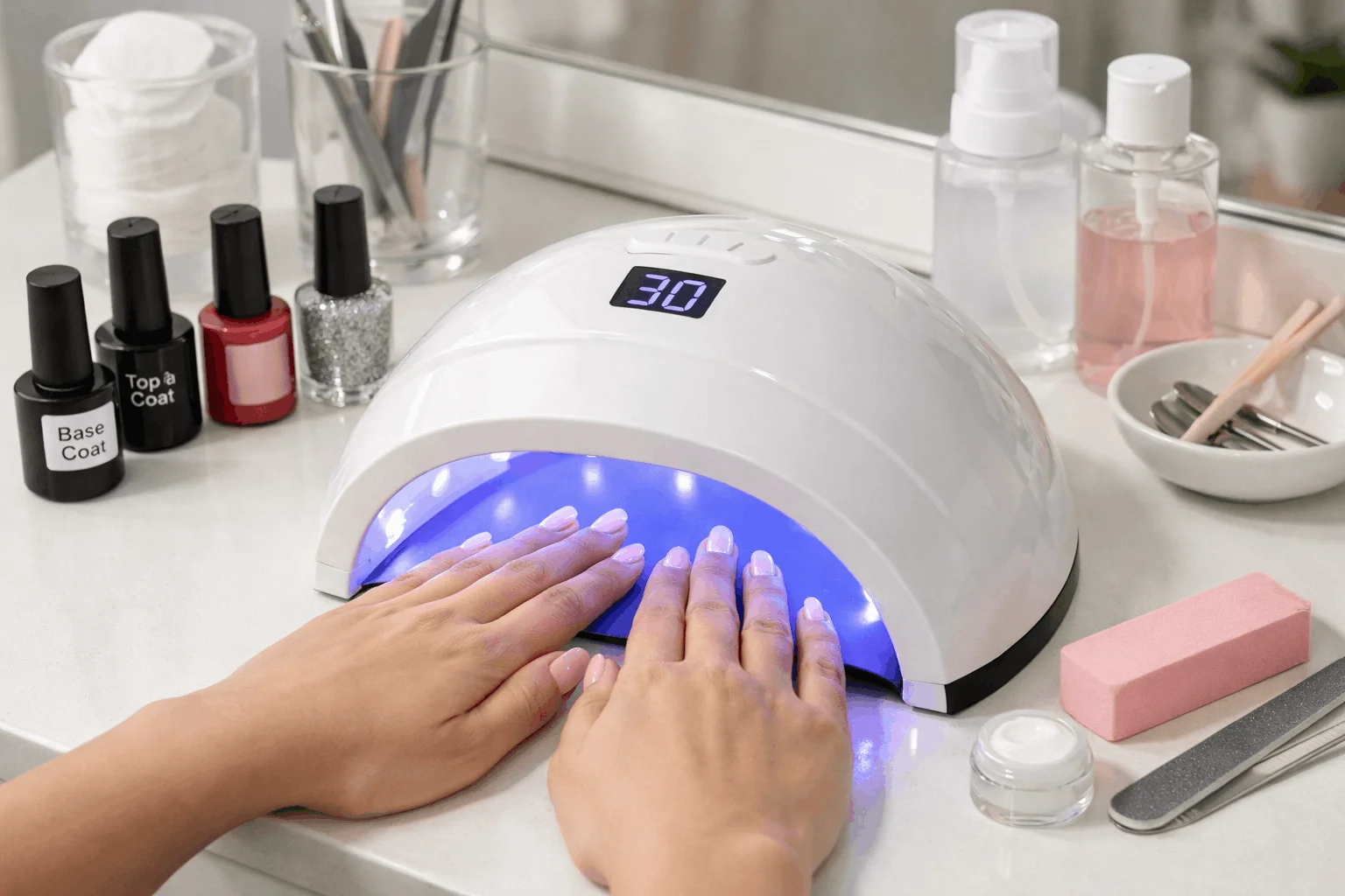 24 Best Nail Polish Gifts for Every Style & Mood 7 At-home gel nail polish kit with LED lamp and gel colors