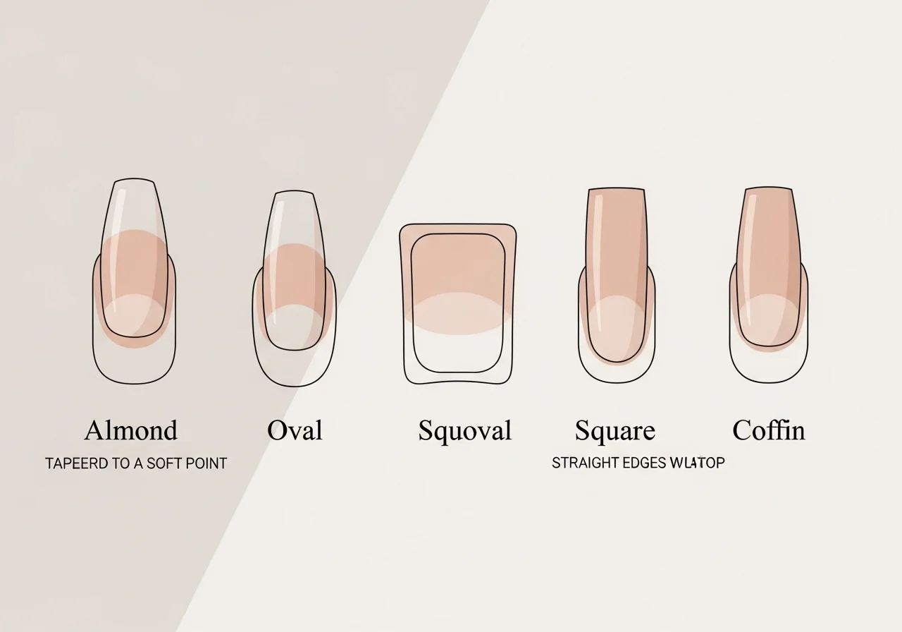 23 Best Nail Shape for Short Fingers That Flatter Instantly 14 Best nail shape cheat sheet for short fingers
