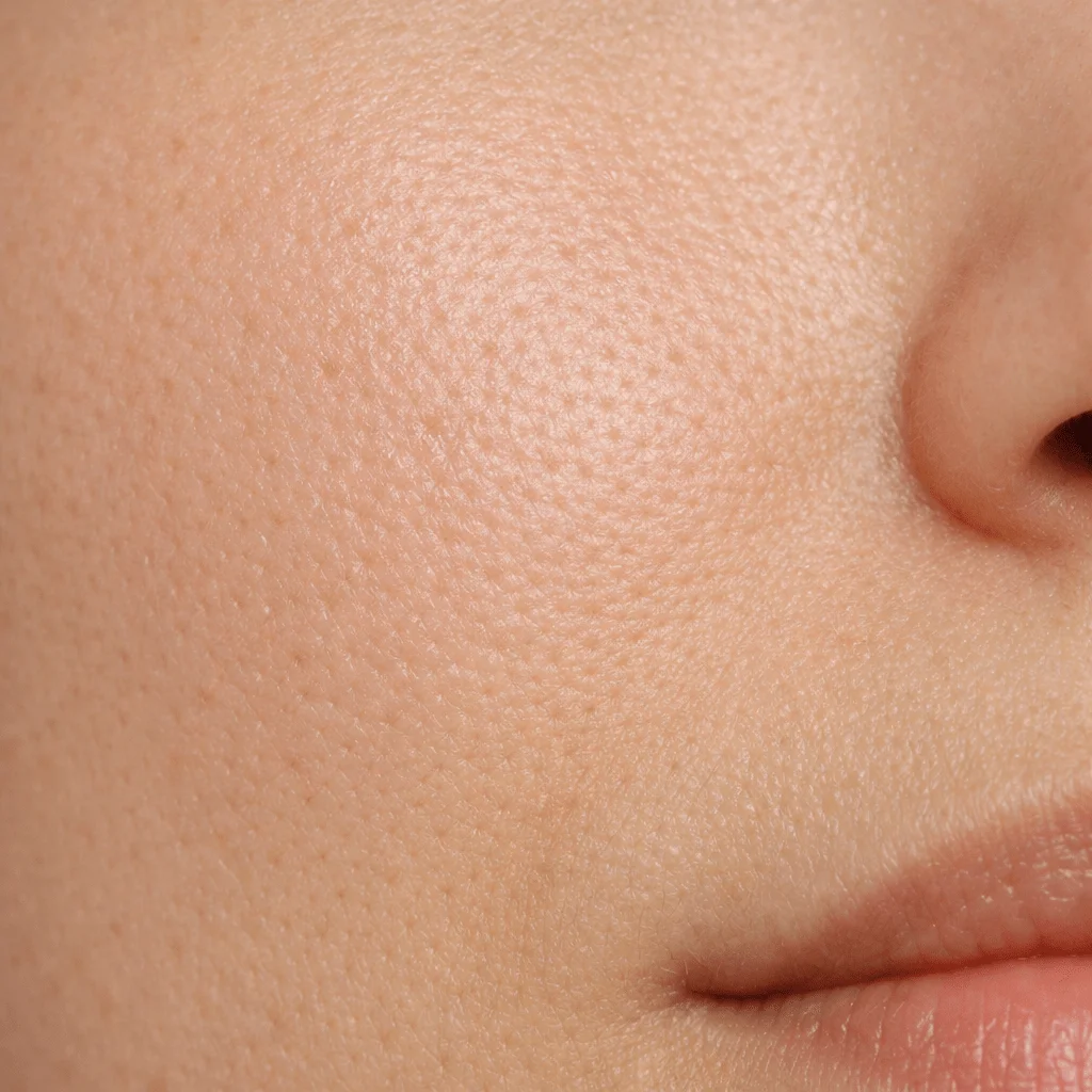 Healthy Clear Skin: The Complete Guide to Naturally Radiant, Balanced, and Problem-Free Skin 2 Close-up of healthy clear skin showing natural texture and even tone-min