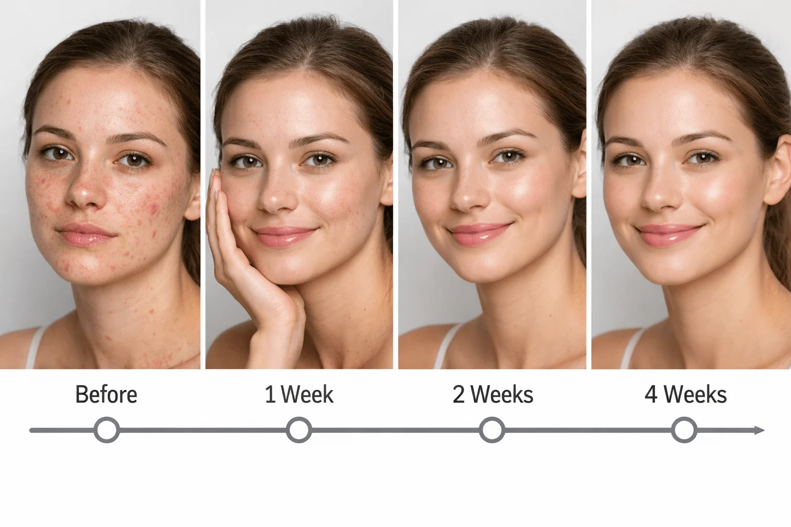 Blemish Free Skin: The Complete Guide to Naturally Clear, Healthy, and Radiant Skin 4 Consistent skincare routine leading to blemish free skin results-min