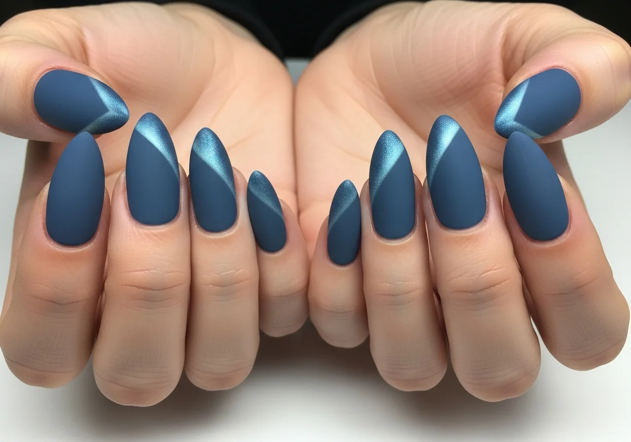 25 Blue Cat Eye Nails That Hit Different This Year 15 DIY tools for creating blue cat eye nails at home