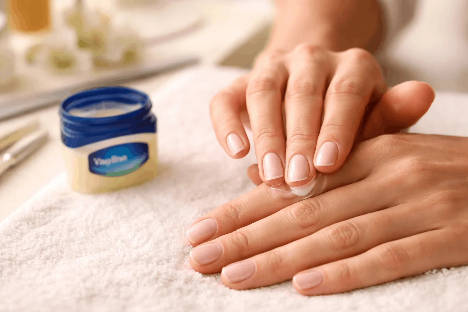23 Tips on How to Grow Your Nails with Vaseline 3 Daily routine showing how to grow your nails with Vaseline