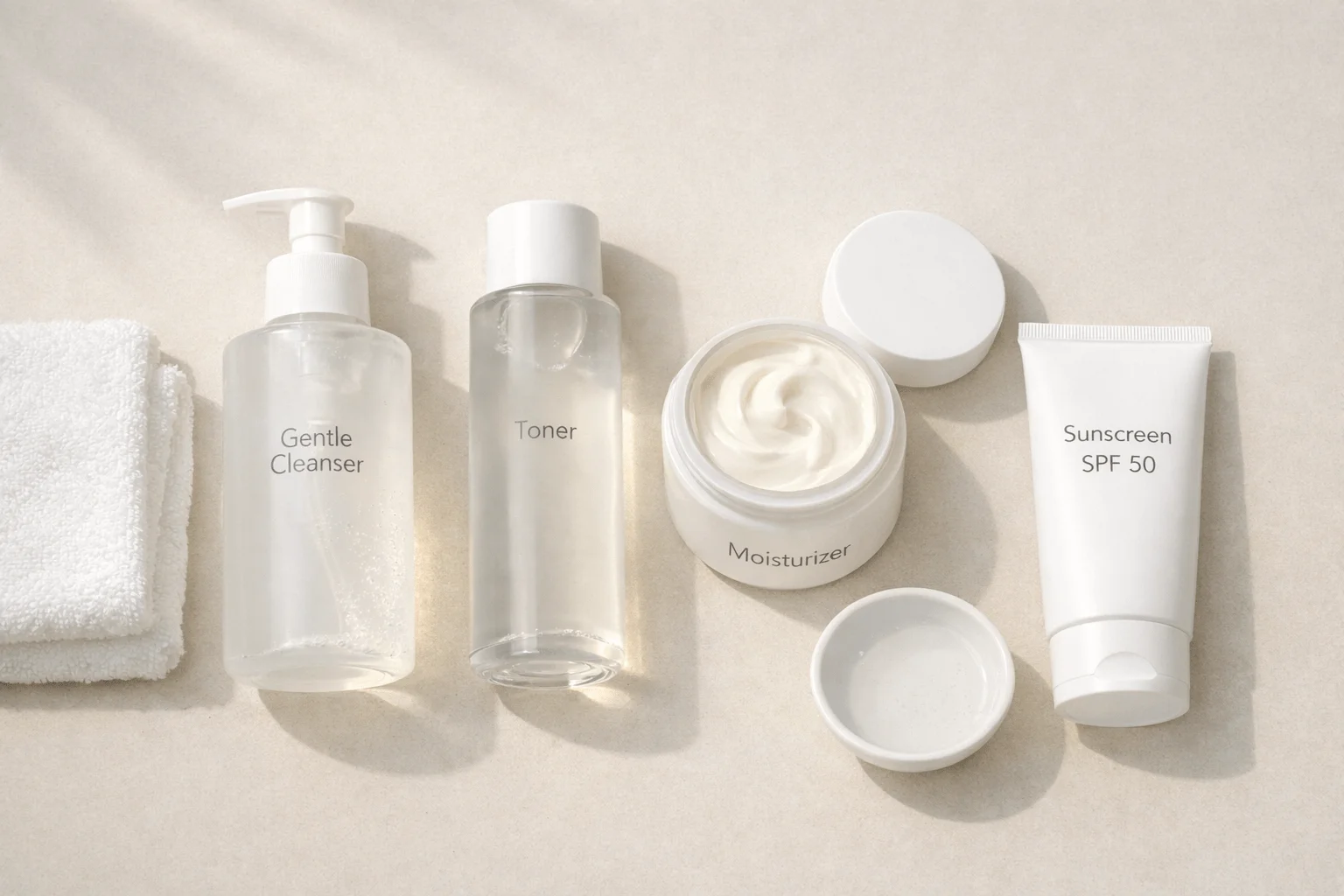 Blemish Free Skin: The Complete Guide to Naturally Clear, Healthy, and Radiant Skin 5 Daily skincare routine essentials for blemish free skin-min