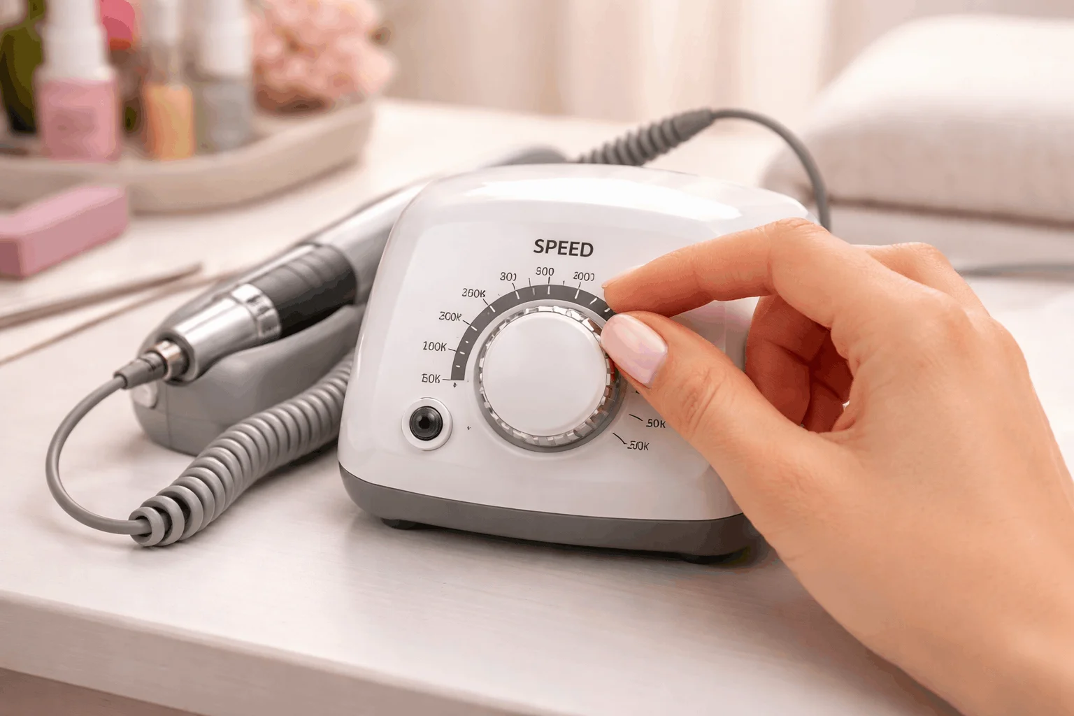 23 Pro Tips on How to Use a Nail Drill Machine 4 Nail drill machine speed settings for safe use