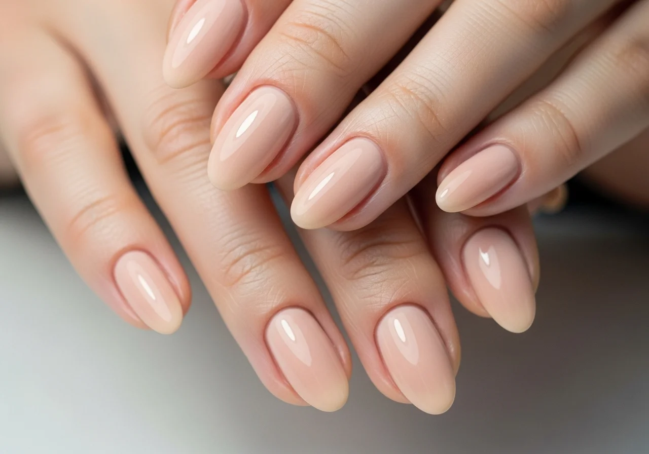 23 Best Nail Shape for Short Fingers That Flatter Instantly 11 Nude and sheer nail colors that make short fingers look longer
