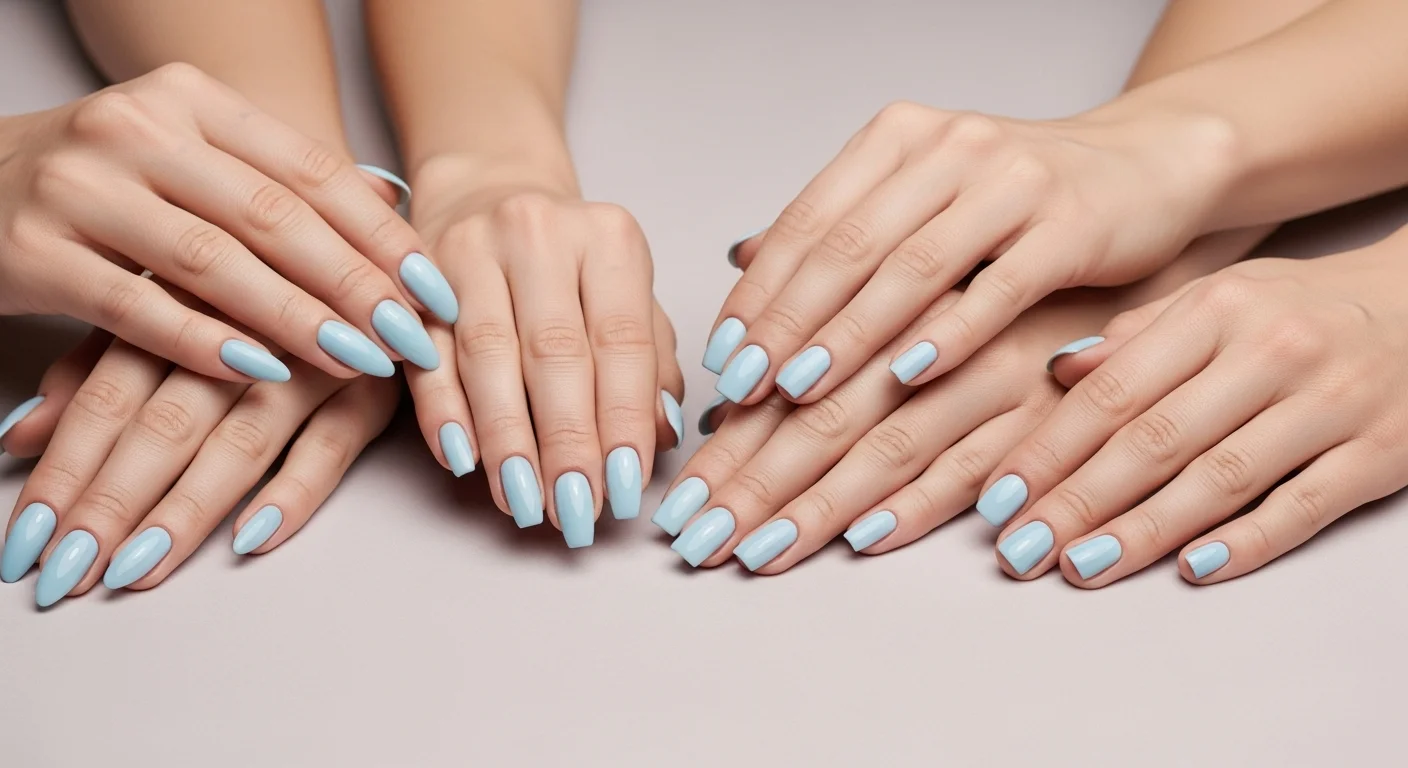 22 Icy Blue Nails Styles Everyone’s Saving Right Now 5 icy blue nails best nail shapes almond coffin square