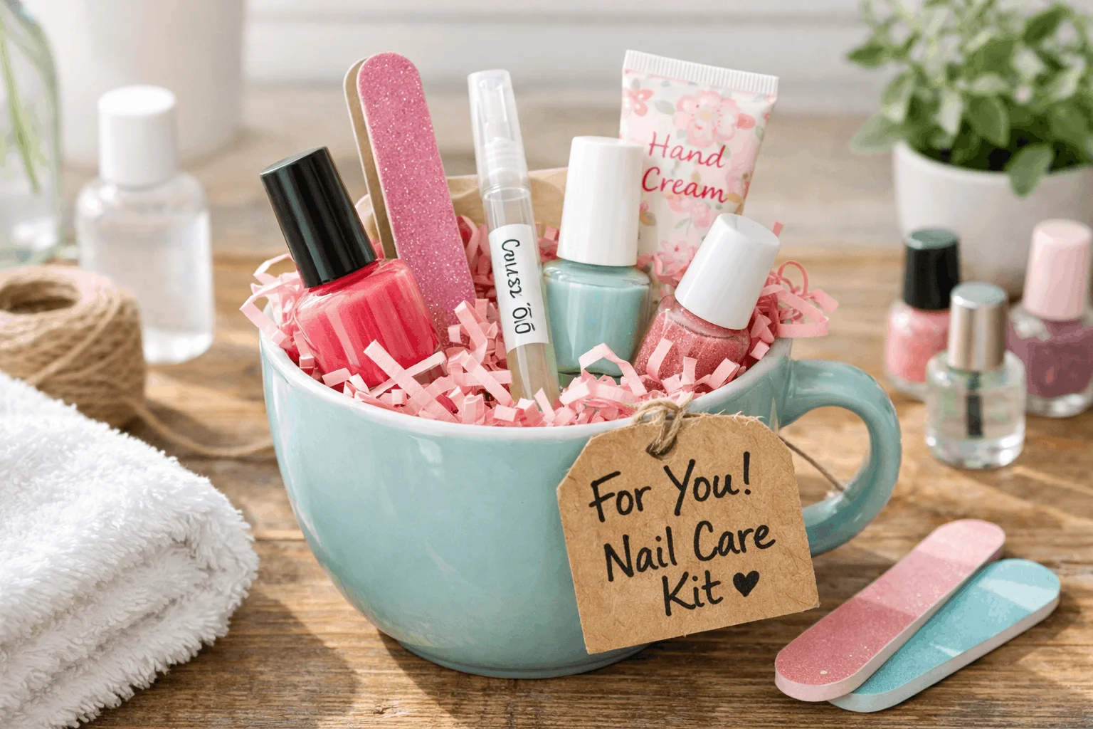 21 Nail Care Gift Basket Ideas Everyone Will Love 5 Affordable DIY nail care gift basket under budget