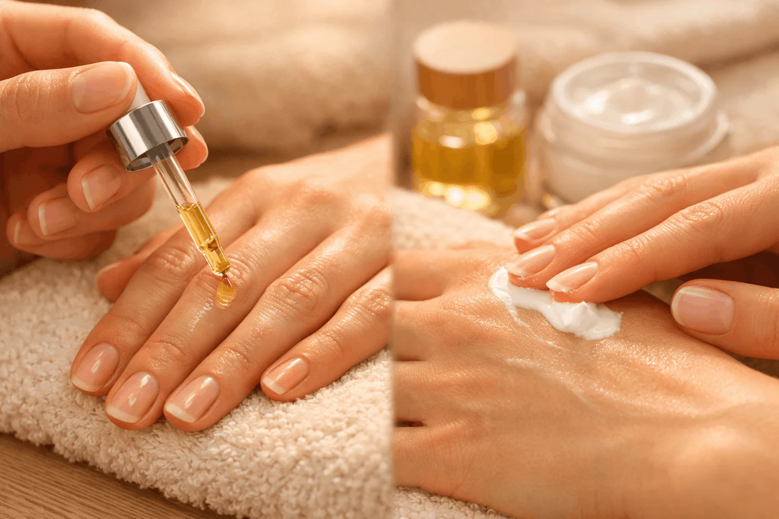 23 Easy Steps on How to Soak Off Acrylic Nails at Home 4 Applying cuticle oil and moisturizer for healthy nails after acrylic removal