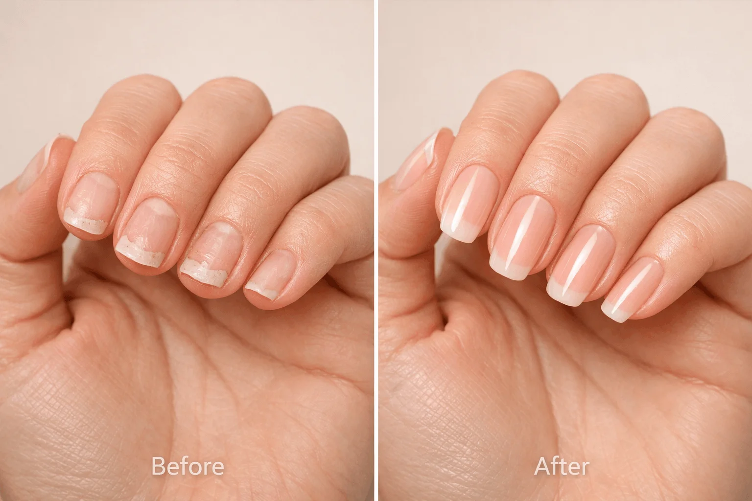 23 Nail Growth Serum Recipes for Long, Healthy Nails 1 Before and after results of natural nail growth serum recipes