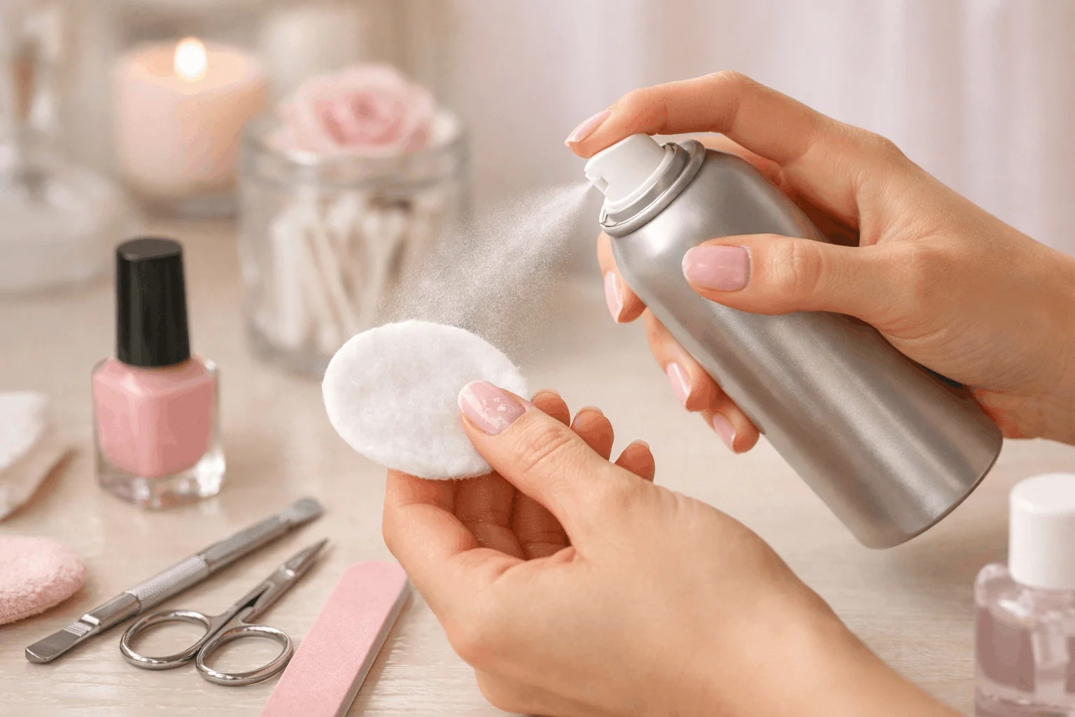 21 Easy DIY Nail Polish Remover Solutions for Nails 7 Hair spray emergency DIY nail polish remover