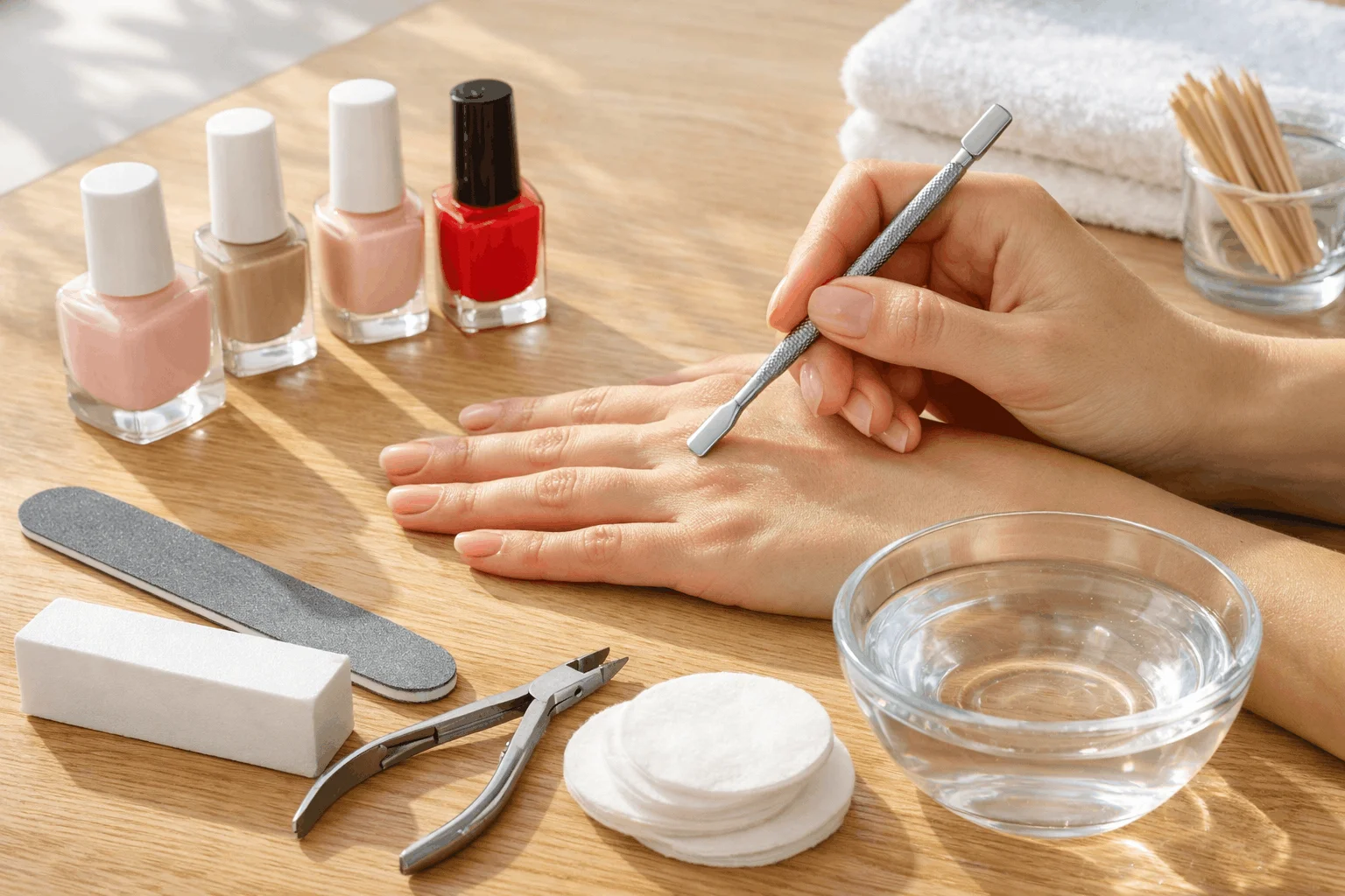 23 Easy Steps on How to Soak Off Acrylic Nails at Home 1 How to do your own nails at home with a complete DIY manicure setup