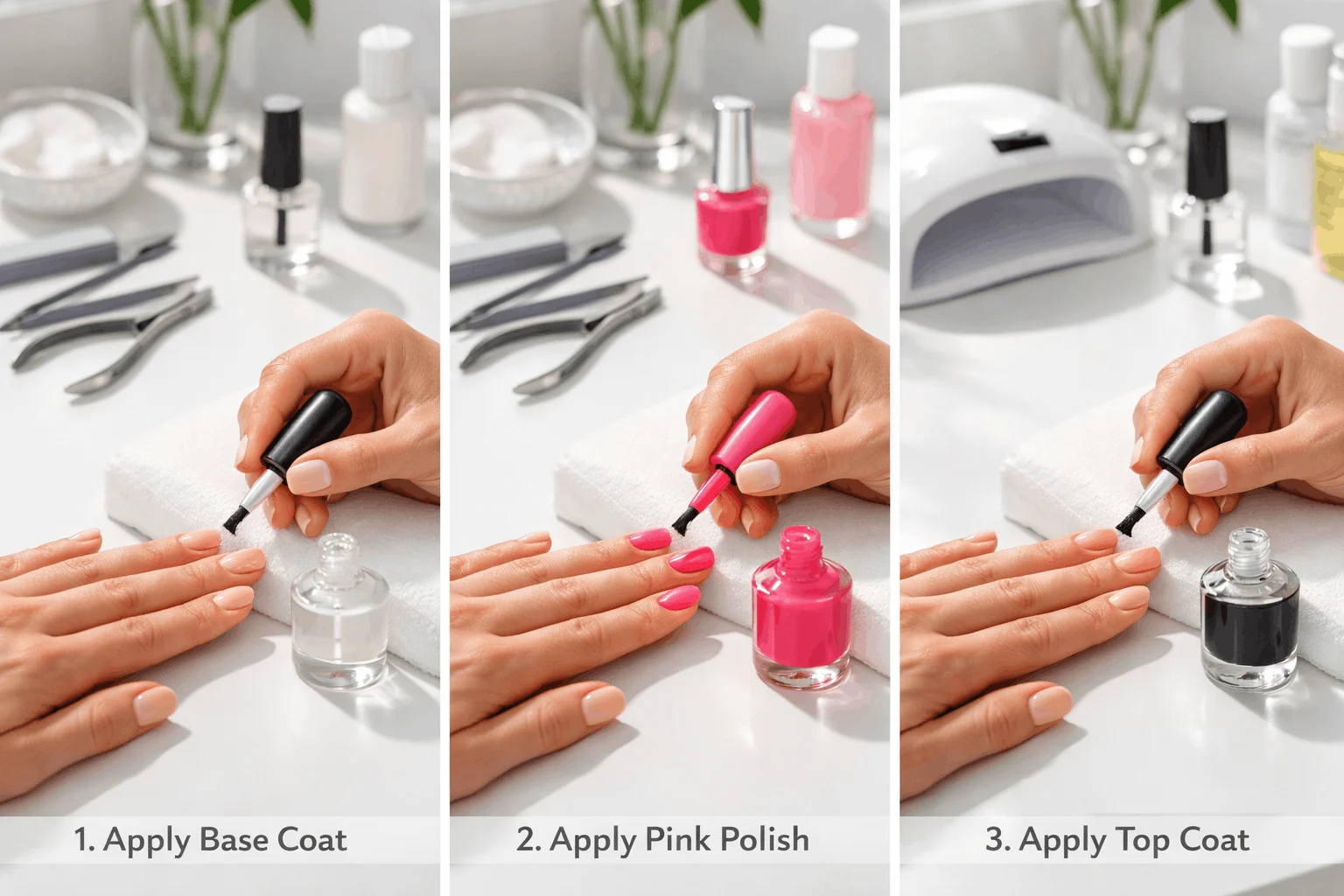 20 Best OPI Pink Nail Polish Ideas for Trendy Nails 10 How to make OPI pink manicure last longer with base and top coat