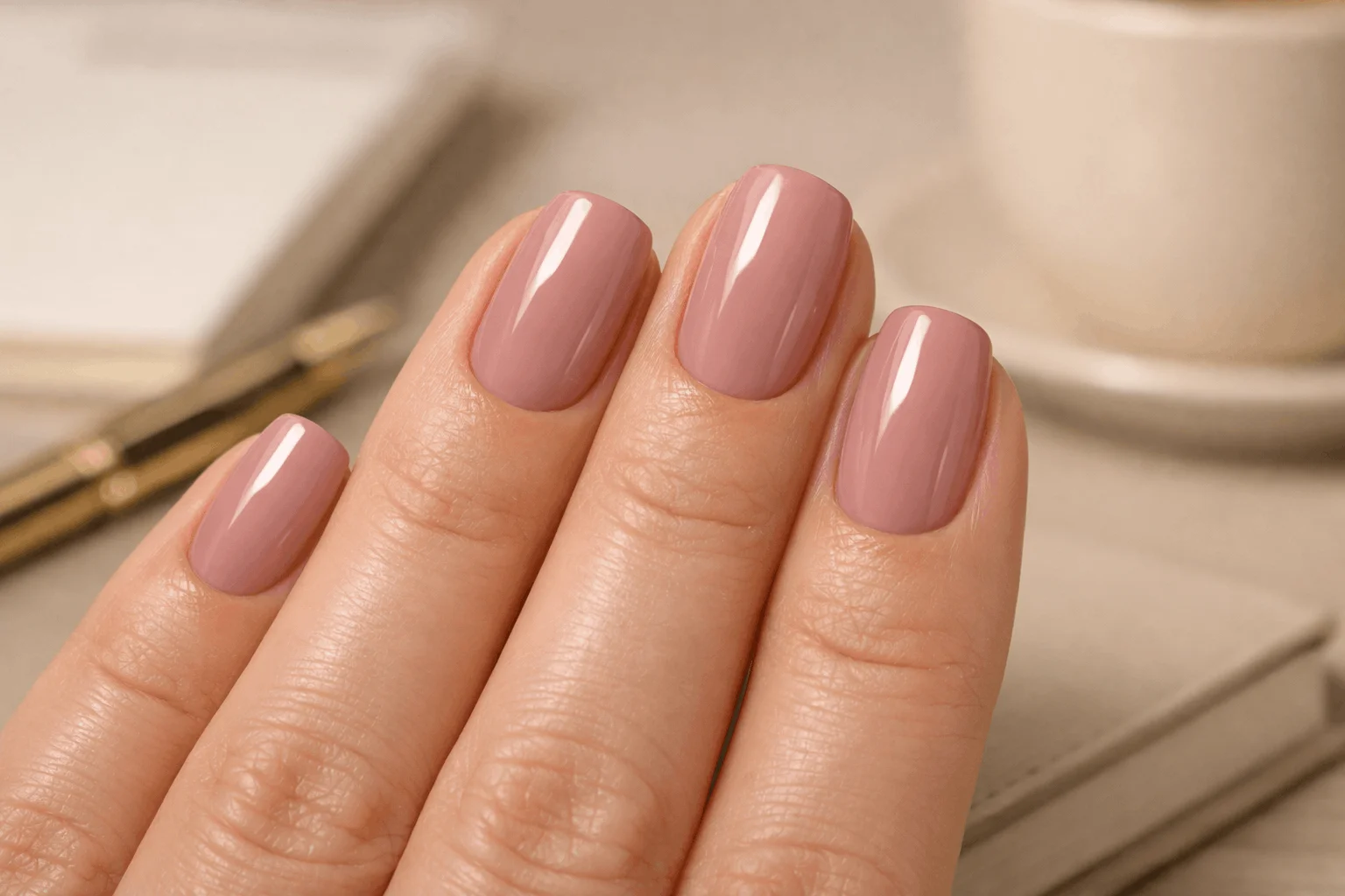 20 Best OPI Pink Nail Polish Ideas for Trendy Nails 8 Neutral nude pink OPI manicure for everyday wear