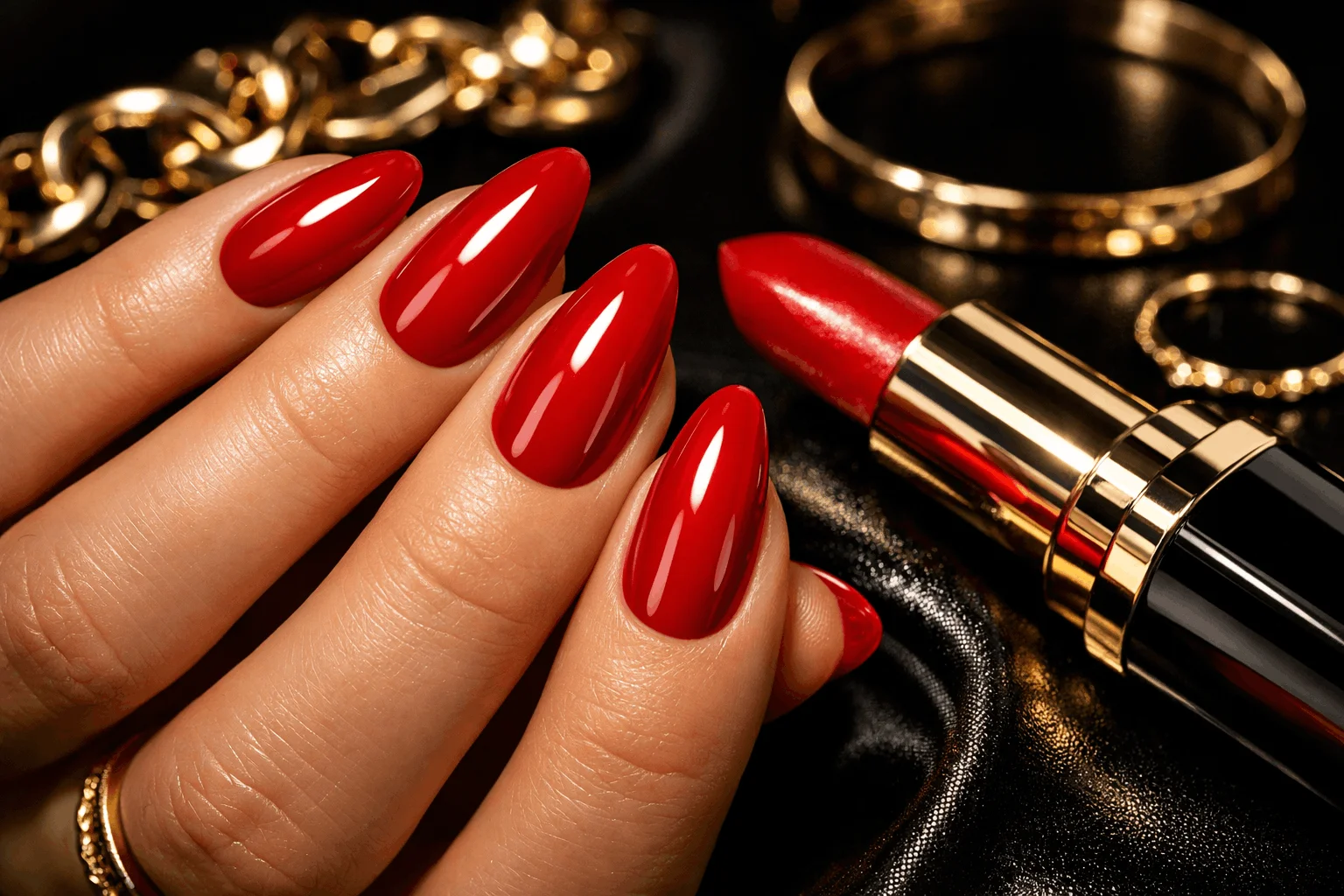 22 Stunning Tips for What Color Should I Paint My Nails 7 classic red nail polish manicure timeless nail color idea