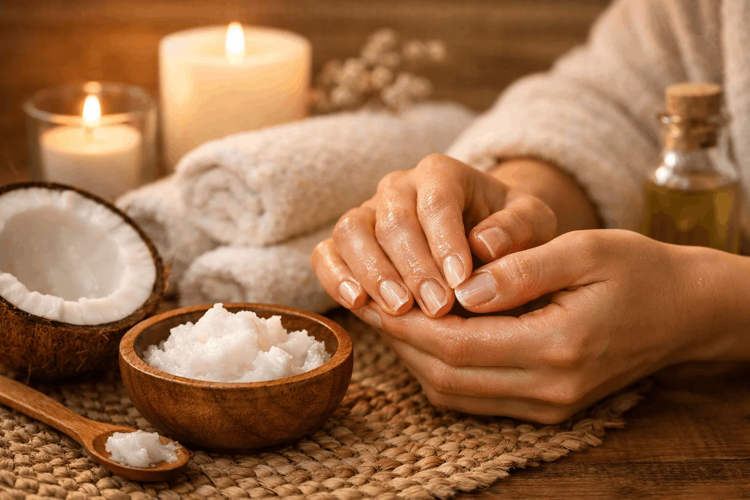 21 Ways to Strengthen Damaged Nails After Acrylic Fast 5 coconut oil treatment to strengthen damaged nails after acrylic