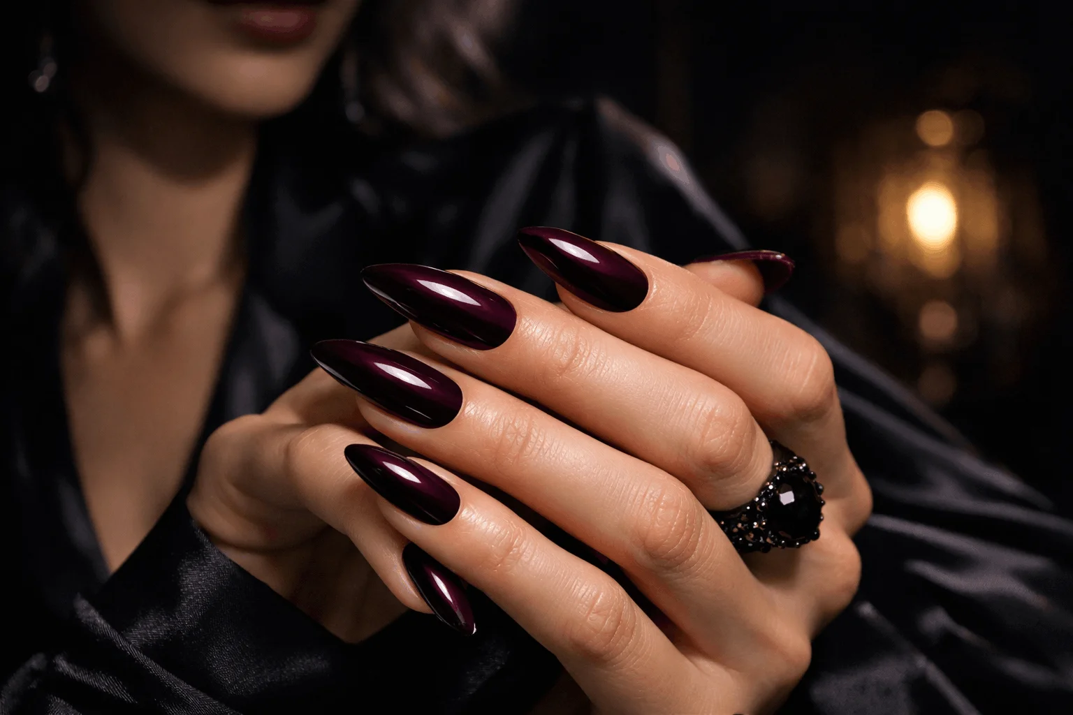 24 Best OPI Nail Polish Colors That Never Fade 6 lincoln park after dark deep plum purple manicure iconic OPI shade