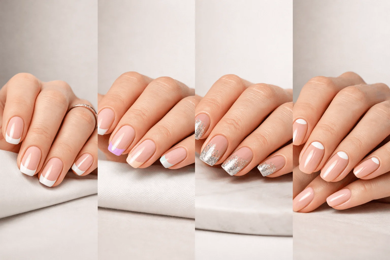 22 Stunning Tips for What Color Should I Paint My Nails 8 modern french manicure nail color ideas