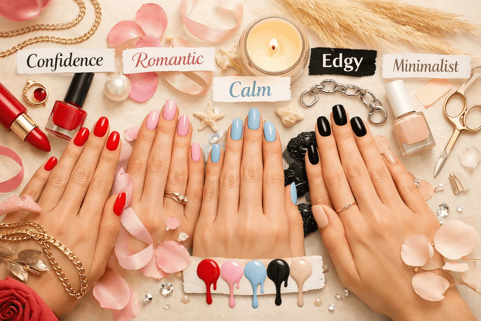 22 Stunning Tips for What Color Should I Paint My Nails 5 nail color ideas based on mood and personality