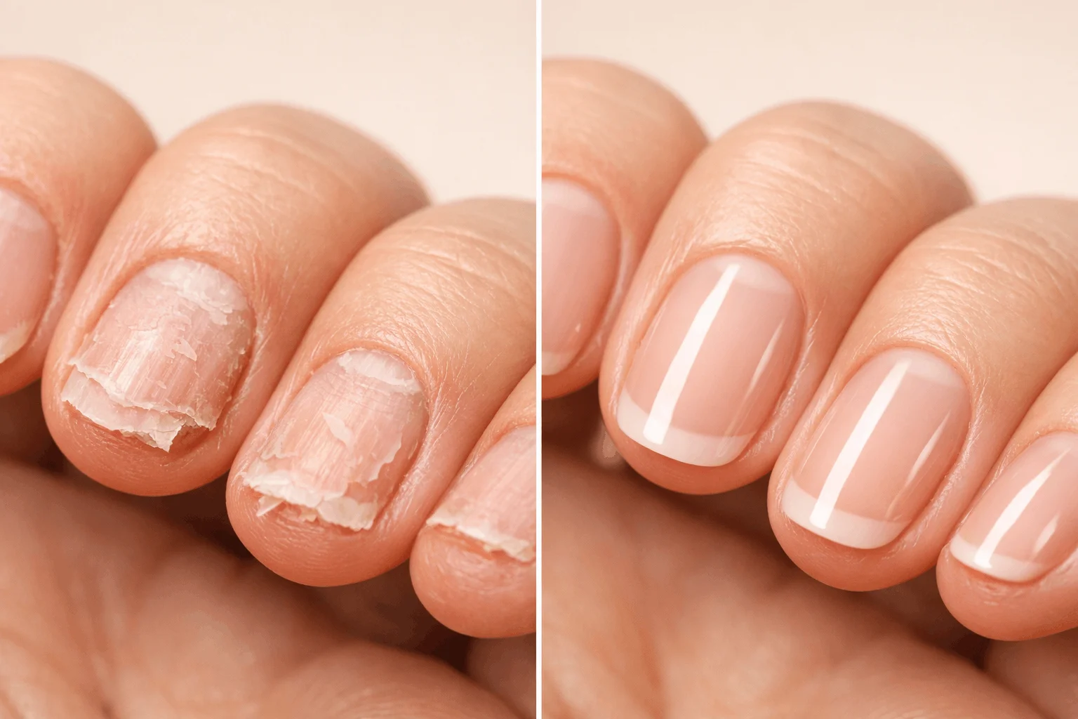 22 Best Nail Growth Products for Healthy Nails 2 nail growth treatment before and after brittle nails