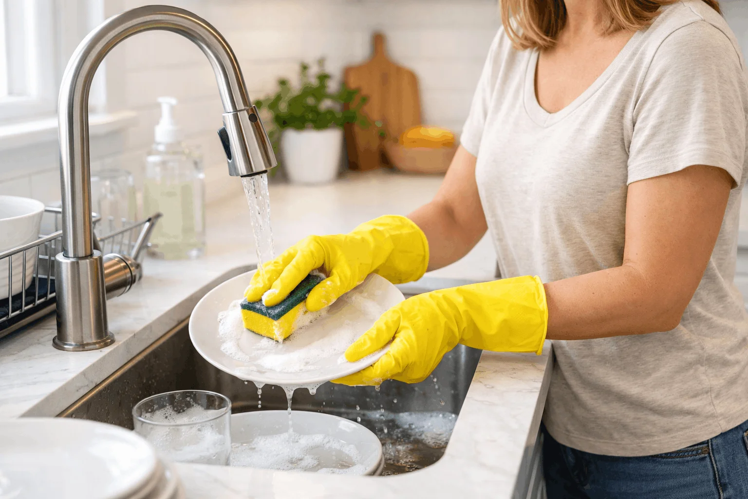 21 Ways to Strengthen Damaged Nails After Acrylic Fast 6 protect nails after acrylic removal by wearing cleaning gloves