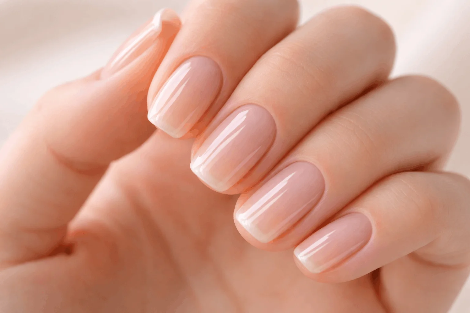 18 School Nails Ideas That Are Simple & Stylish 5 Clear gloss natural easy school nails