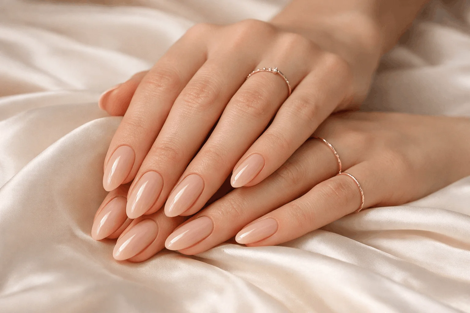 19 Birthday Nails That Will Make Your Party Shine 5 Elegant nude birthday nails minimalist manicure