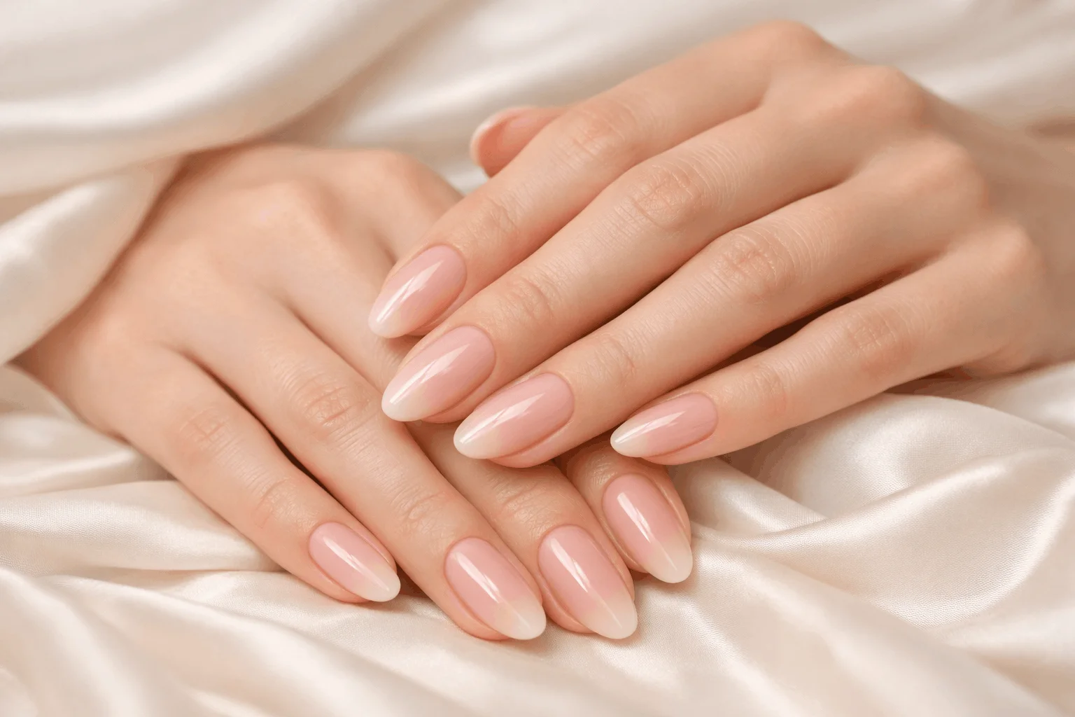 18 Nude Nails and Minimalist Nails You’ll Love 9 Elegant nude ombre nails minimalist manicure inspiration