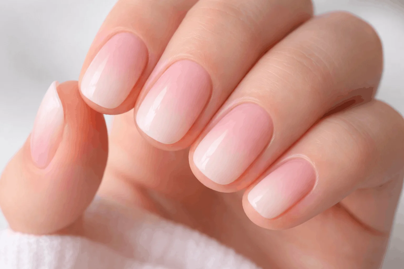 18 School Nails Ideas That Are Simple & Stylish 10 Light ombre cute school nails