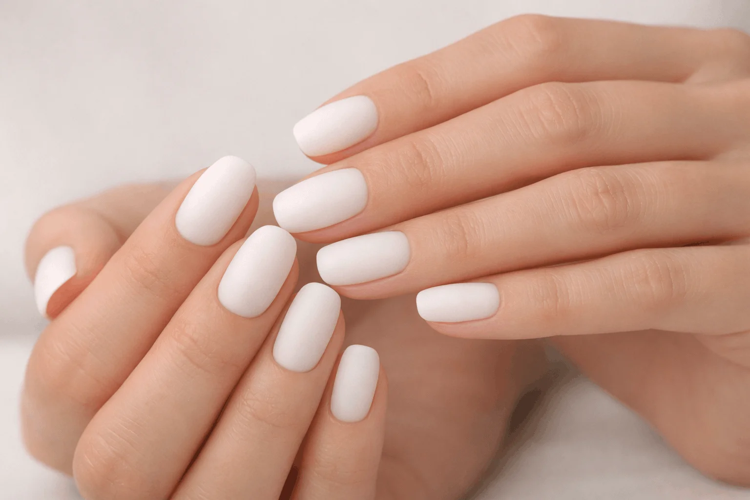 16 Milky White Nails That Feel Chic & Minimal 10 Matte milky white nails soft minimal look