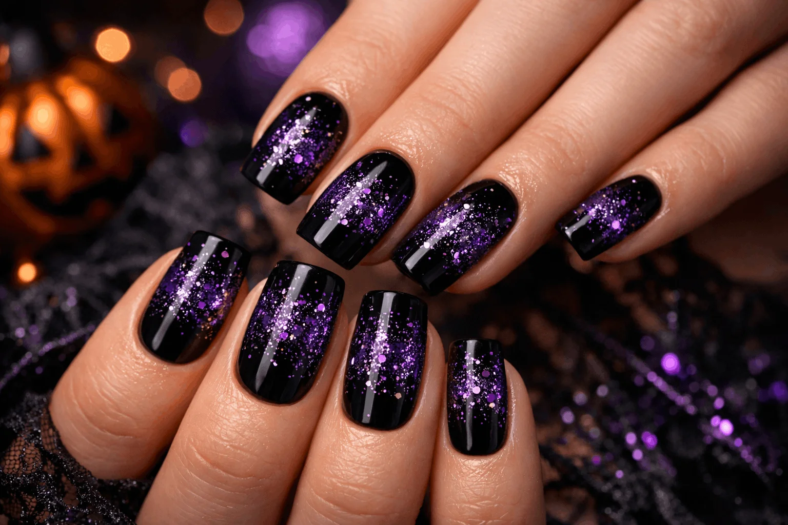 19 Simple Halloween Nails Anyone Can Try at Home 10 candy corn halloween nail art design