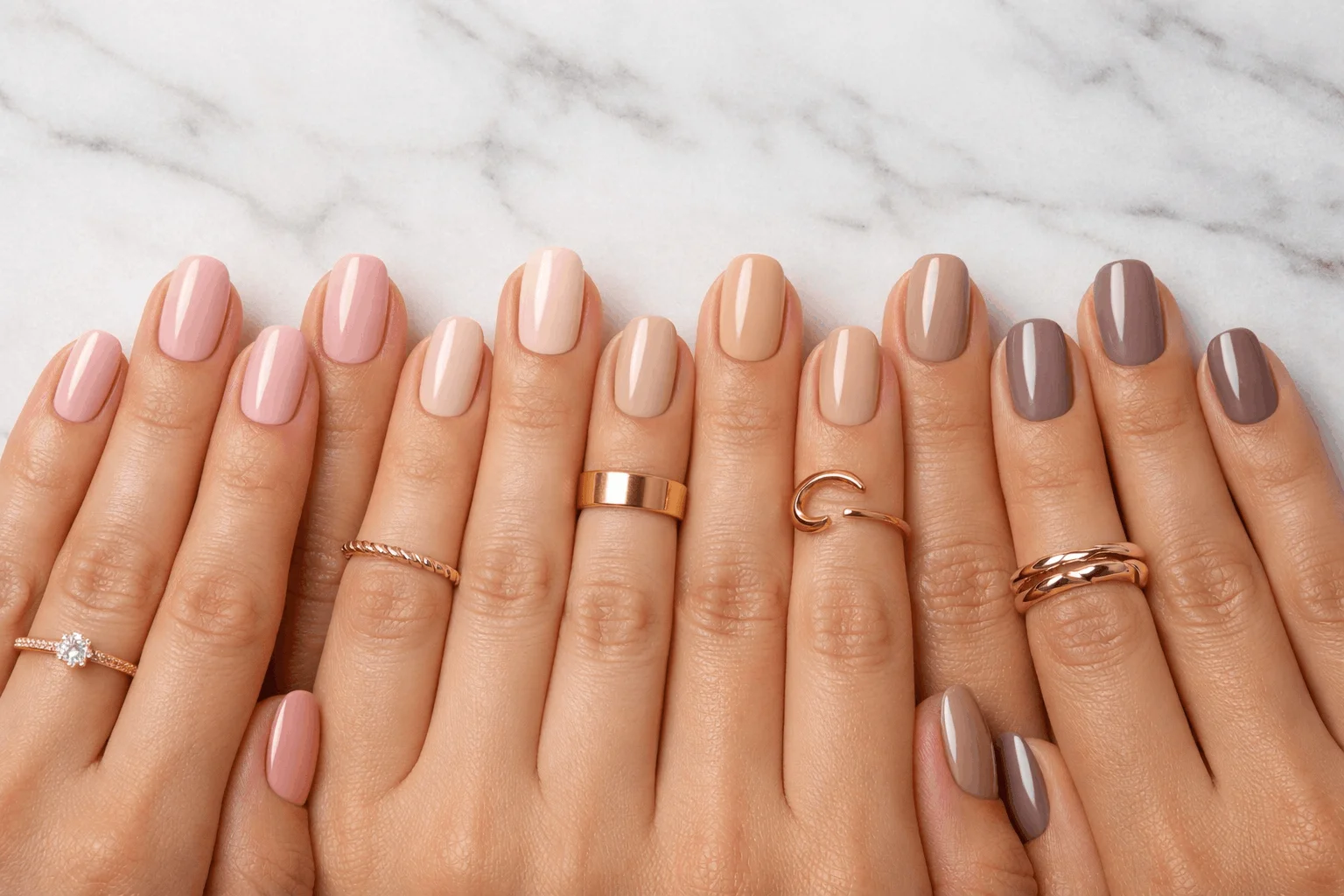 19 OPI Neutral Colors That Go With Every Outfit 1 gradient palette of opi neutral nail colors manicure