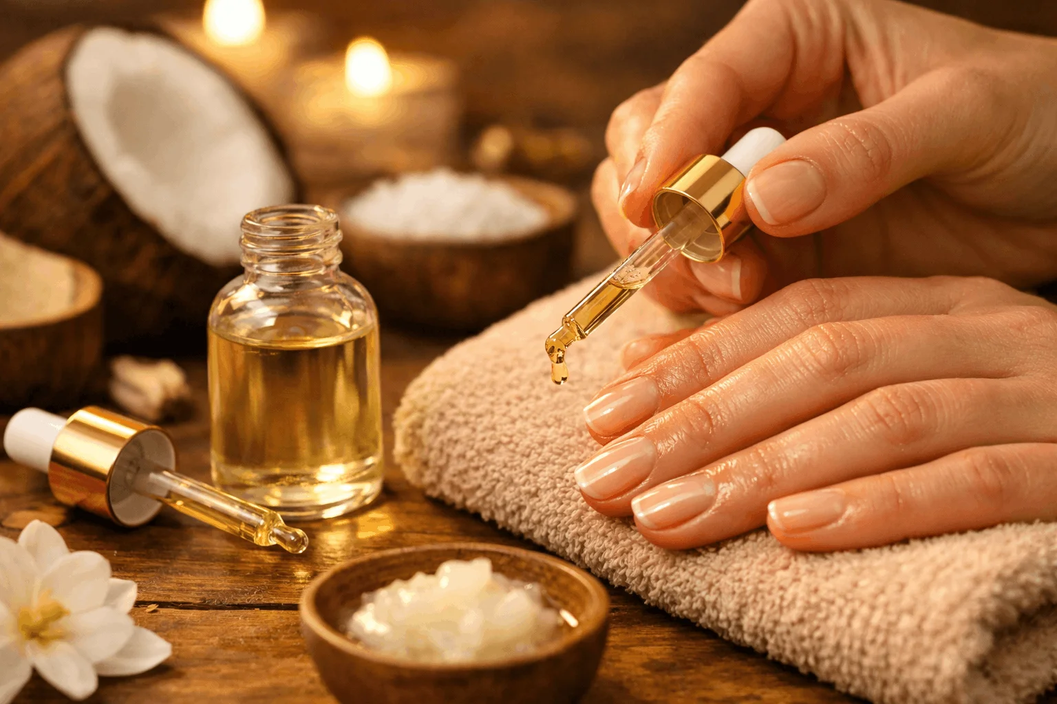 18 Easy Ways on How to Heal Nails After Gel Damage 6 moisturizing nails with oil to repair gel damage