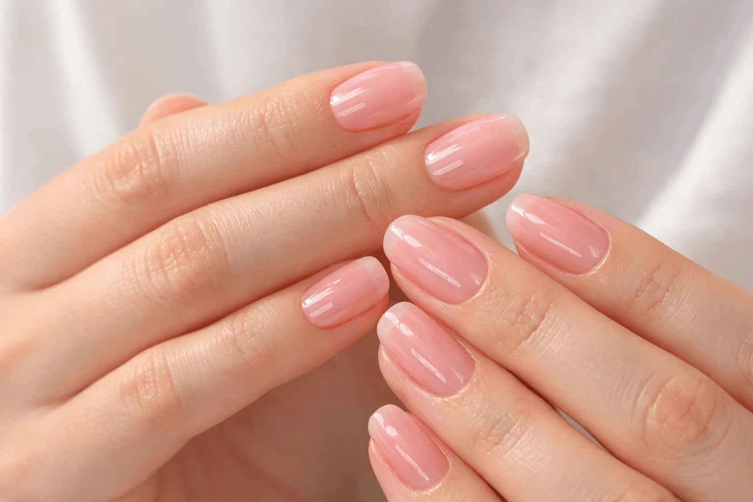 18 Minimalist Nails That Elevate Your Everyday Look 5 sheer pink minimalist nails natural glow