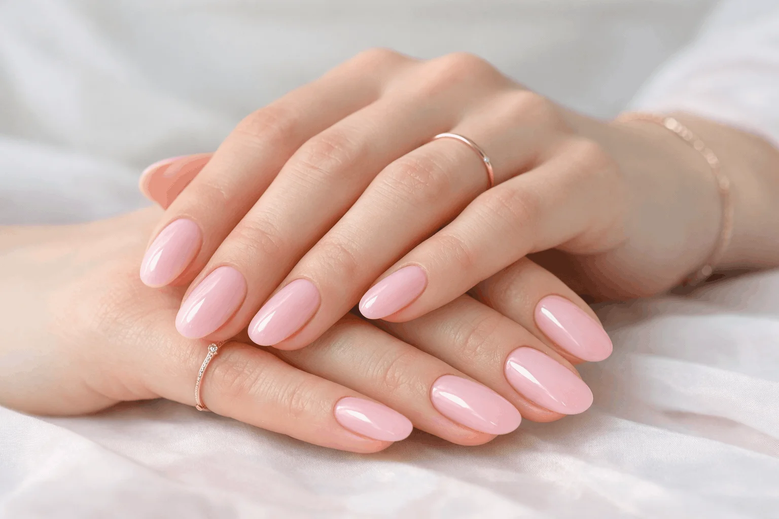 17 Best Nail Colors for Fair Skin That Look Stunning 2 soft ballet pink nail color for fair skin