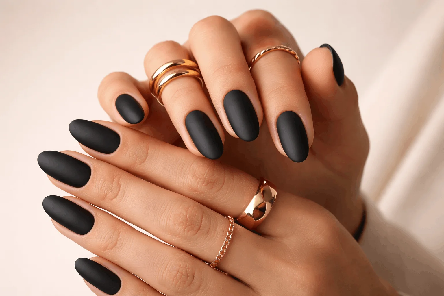 10 Dark Fall Nails That Define Fall Fashion 3 matte black dark fall nails minimalist style