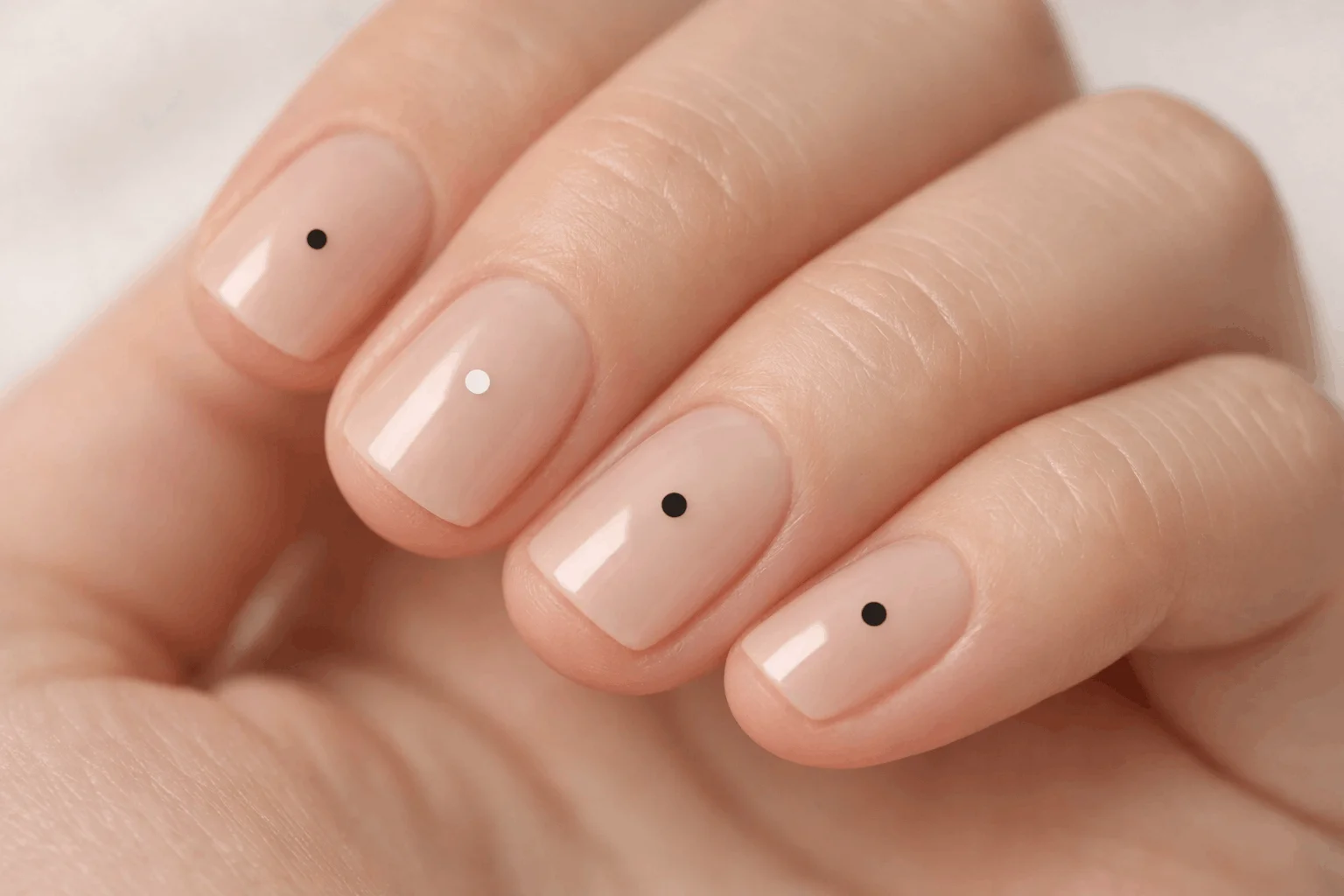 10 Summer Classy Nails for a Chic Minimal Vibe 11 minimal dot summer classy nail ideas simple chic design