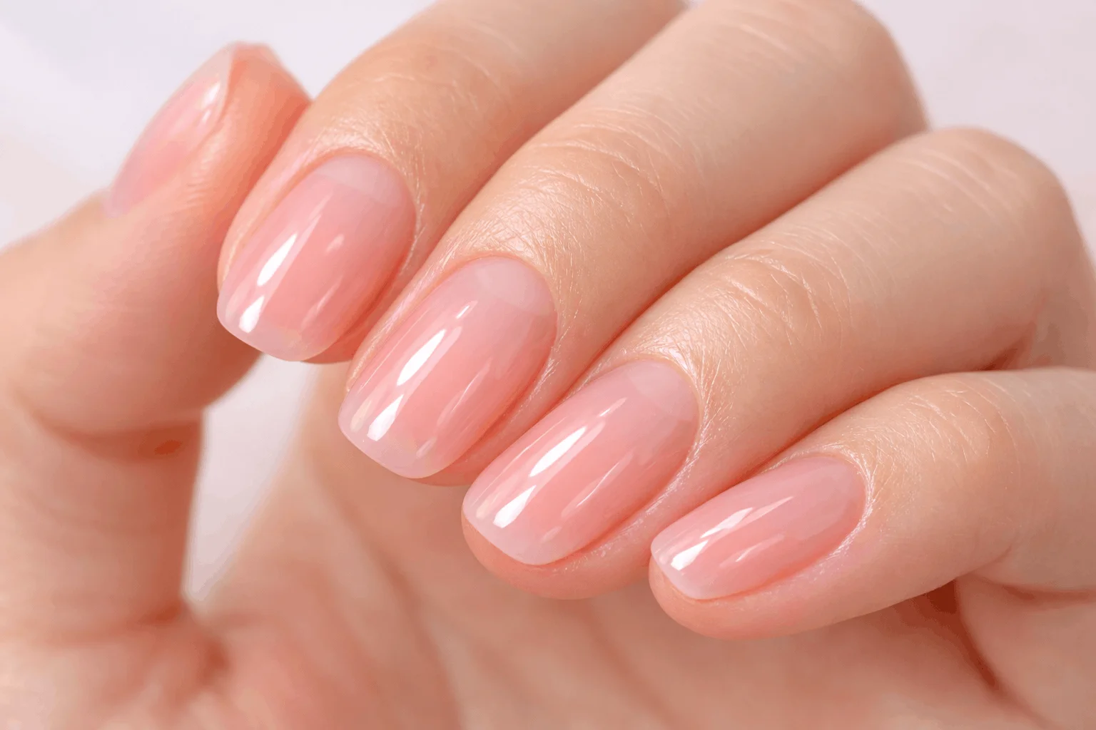 10 Summer Classy Nails for a Chic Minimal Vibe 4 nude pink summer classy nails soft minimal design