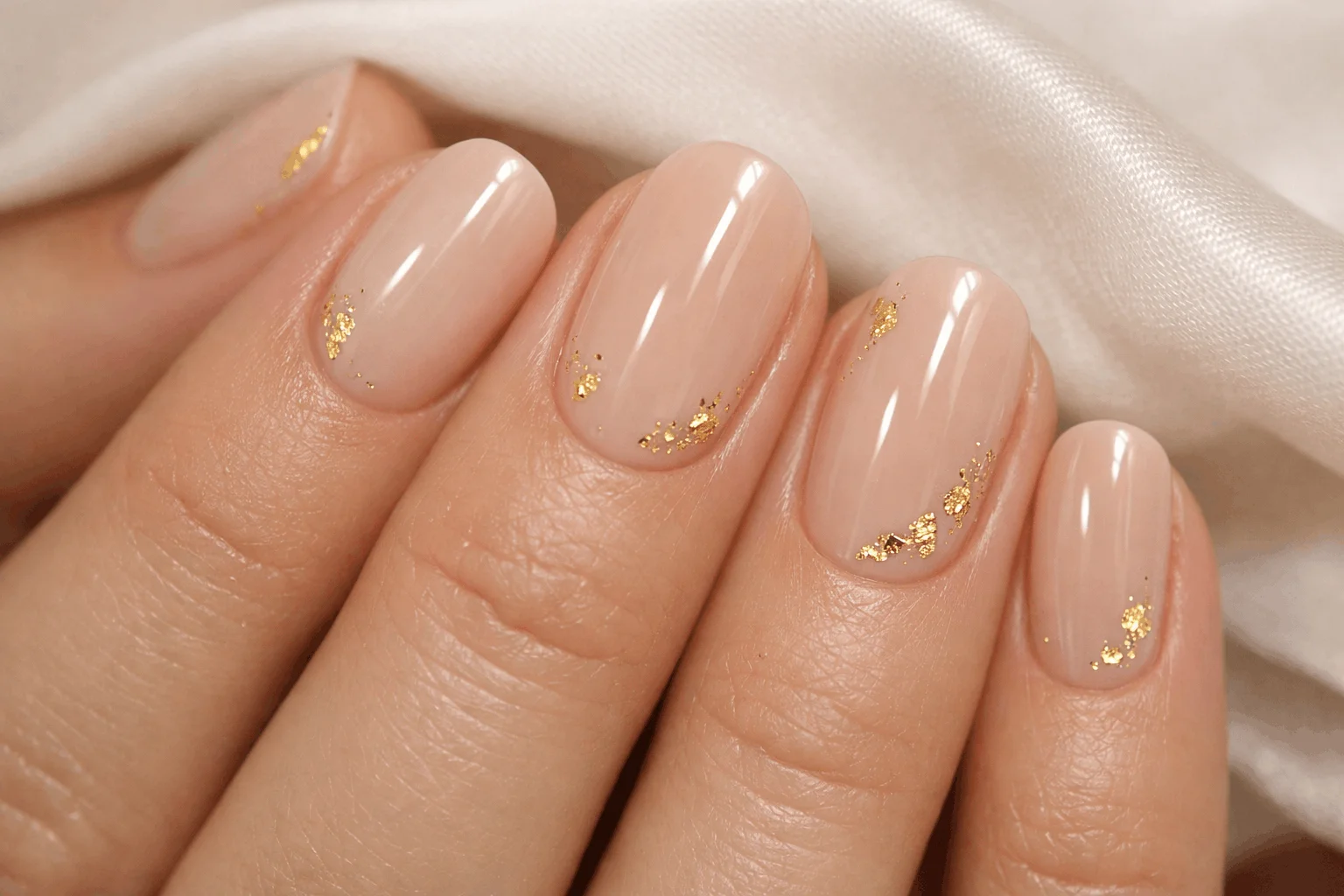 10 Summer Classy Nails for a Chic Minimal Vibe 8 summer classy nails with minimal gold accents luxury look