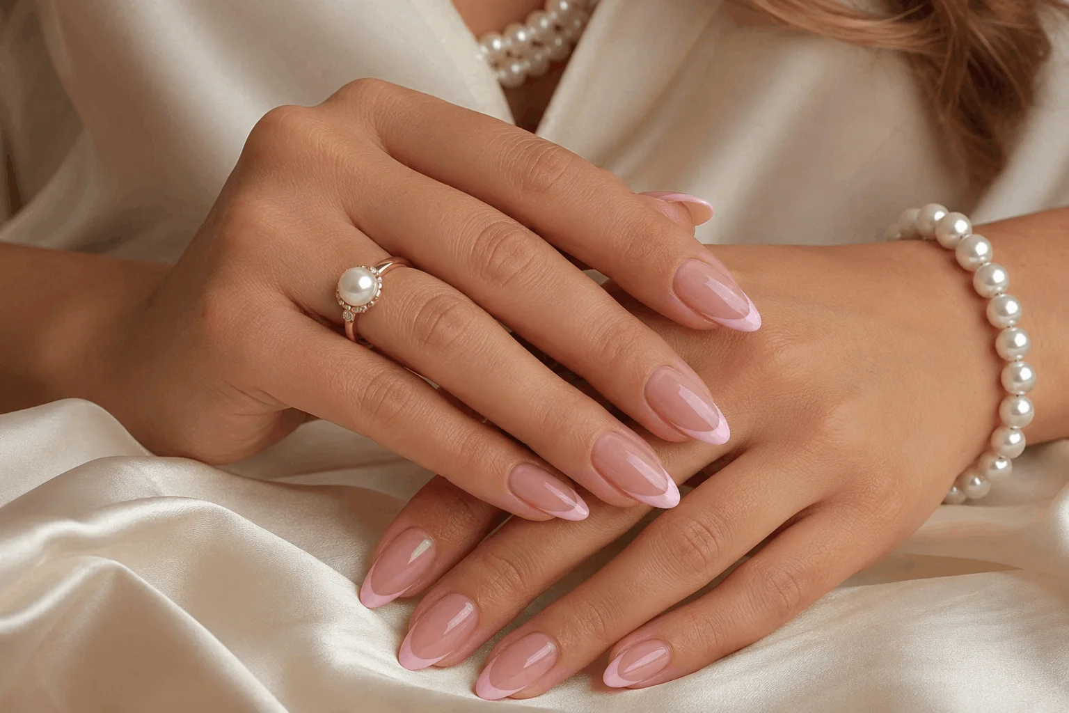 10 Pink Prom Nails That Are Pure Prom Queen 6 Elegant pink French tip prom nails with classy styling