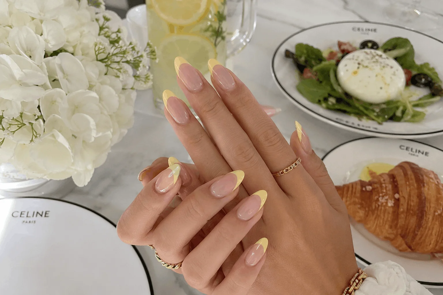11 Yellow Summer Nails That Look So Bright & Cute 5 Minimal yellow French tip nails for summer style
