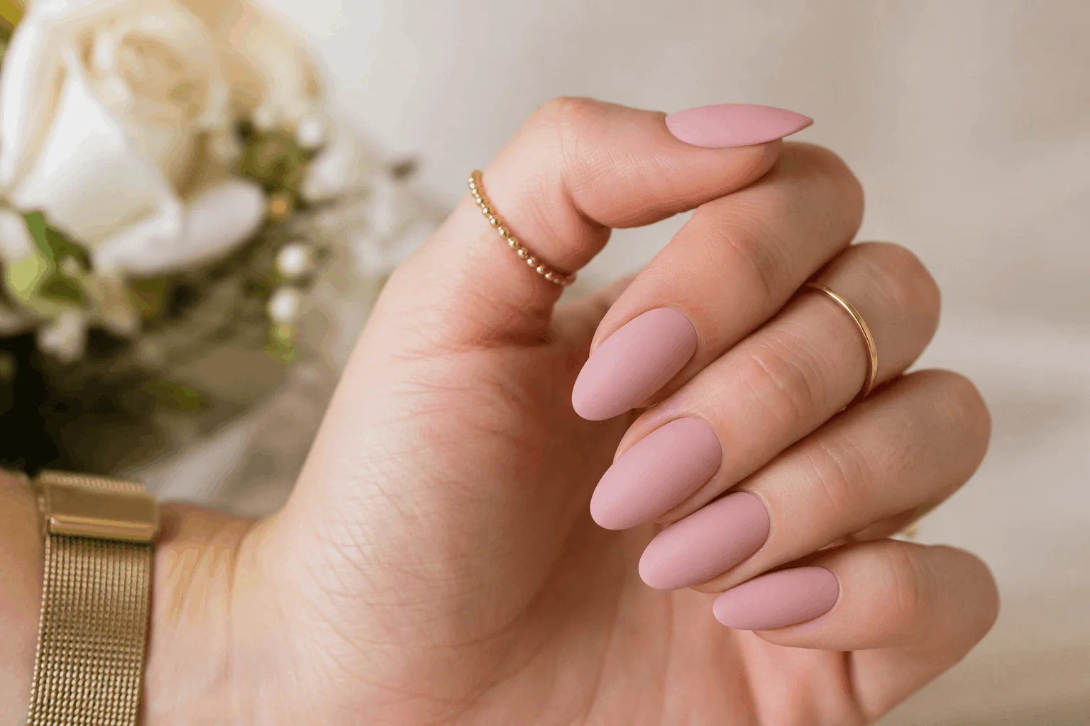 10 Spring Pink Manicure Ideas Everyone Will Be Saving 7 Modern matte pink manicure for spring fashion