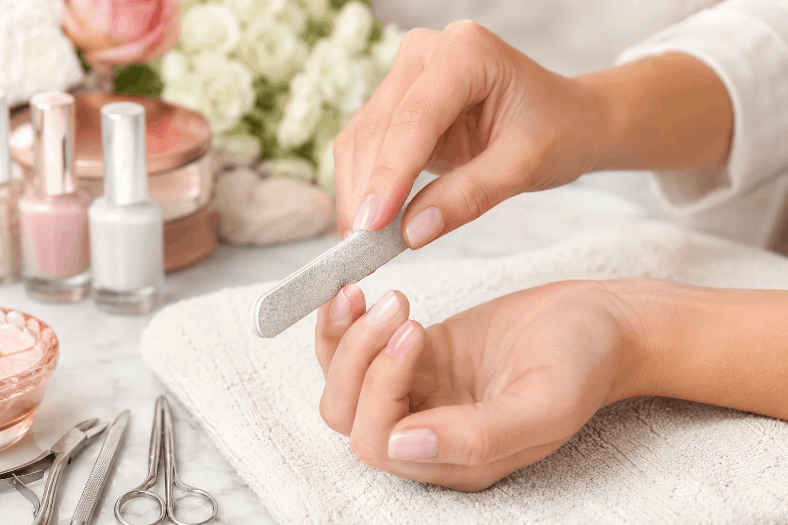 10 Healthy Nail Growth Secrets That Really Work 5 Proper nail filing technique for stronger healthy nails
